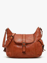 Cross Body Tas Utility Leder Basilic pepper Bruin utility BUTI08